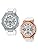 CASIO GST-W310-7AJF MSG-W600G-7AJF Baby G Analog Digi Radio Solar Pair Pair Watch, Set of 2, white