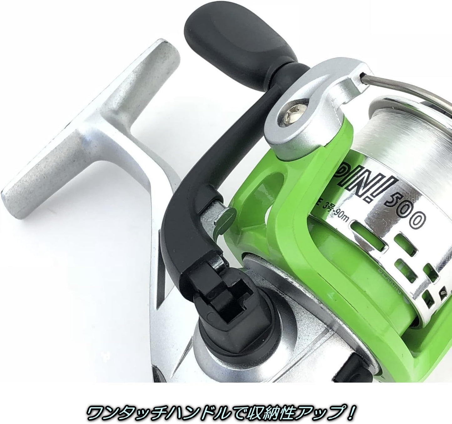 RISEWAY Small Spinning Reel with Thread, Little Spin