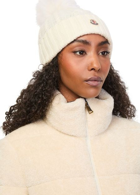 MONCLER Beanie with logo - Image 2