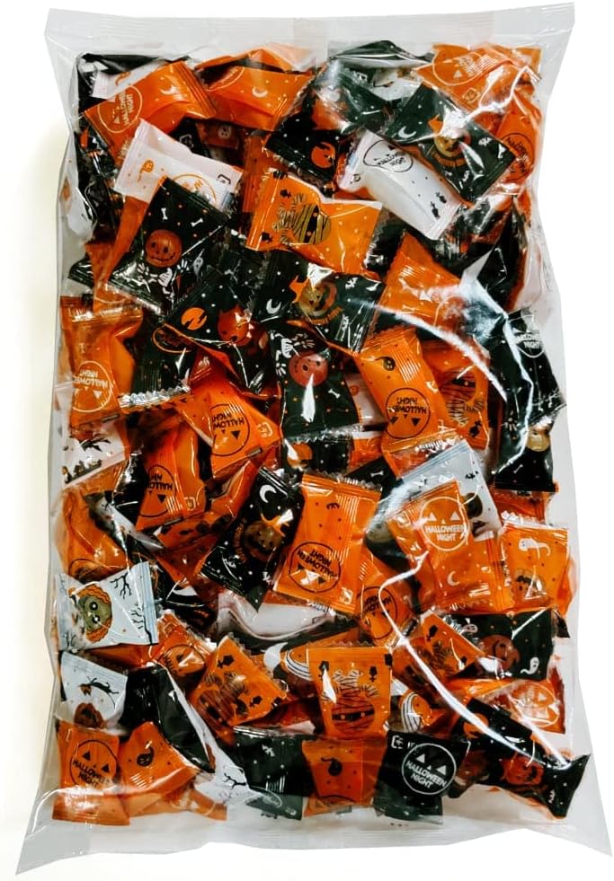 Kikko Seika Small Halloween Candy, Commercial Use, 17.6 oz (500 g) (Approx. 200 Capsules)