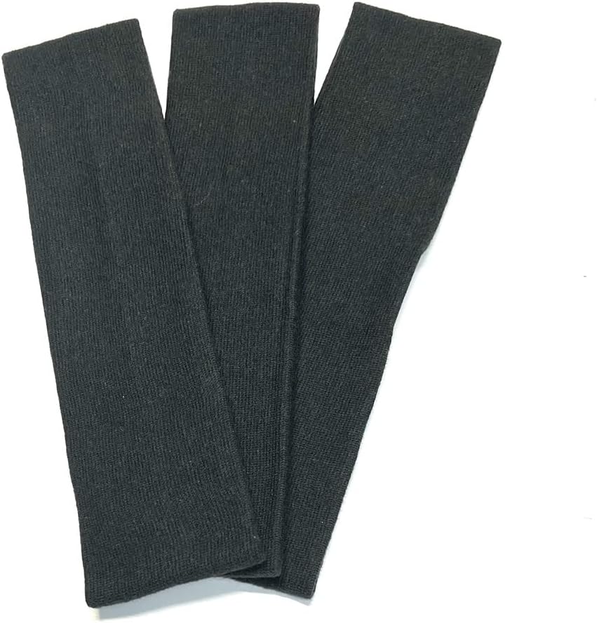 Turban, Made in Japan, Cotton Fabric, 2.0 inches (5 cm), Sold as a Set, Hair Band (Black 3)