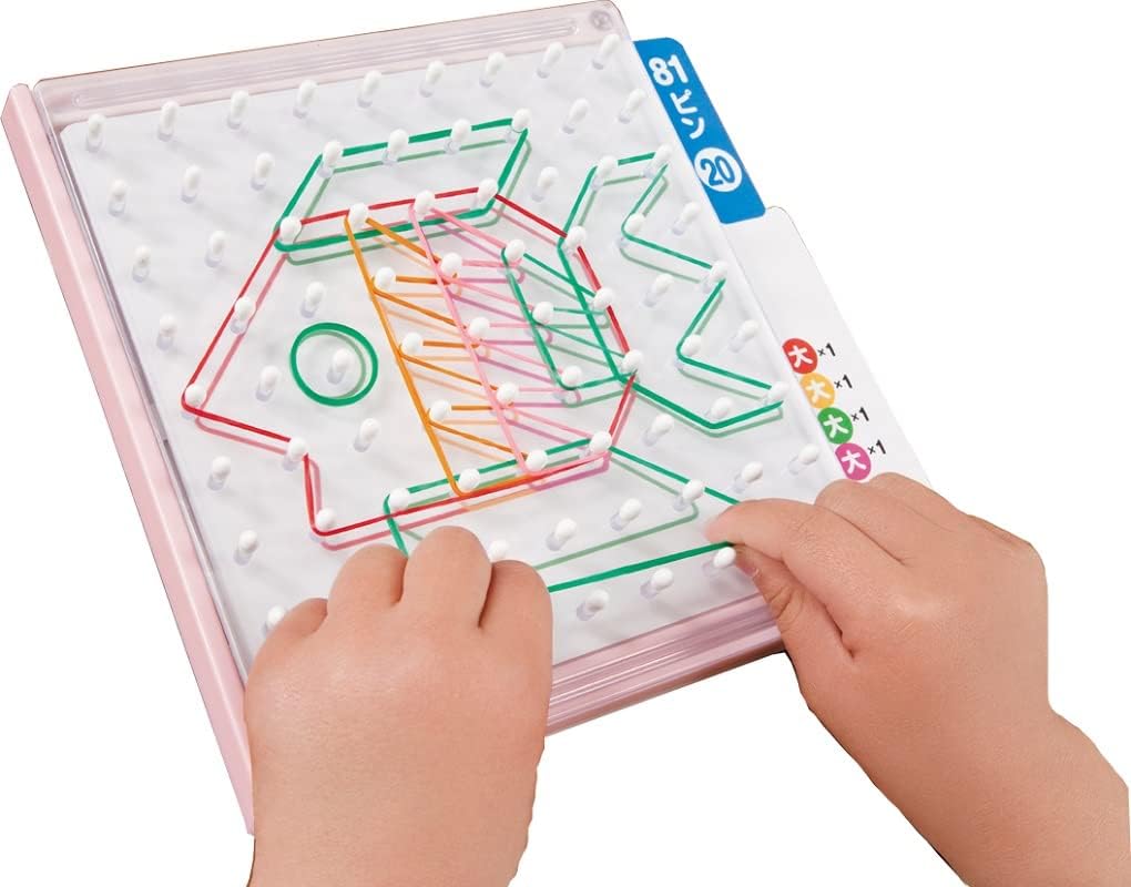 KUMON PUBLISHING RB-12 Wiggling Pattern Board, Educational Toy, For Ages 3 and Up