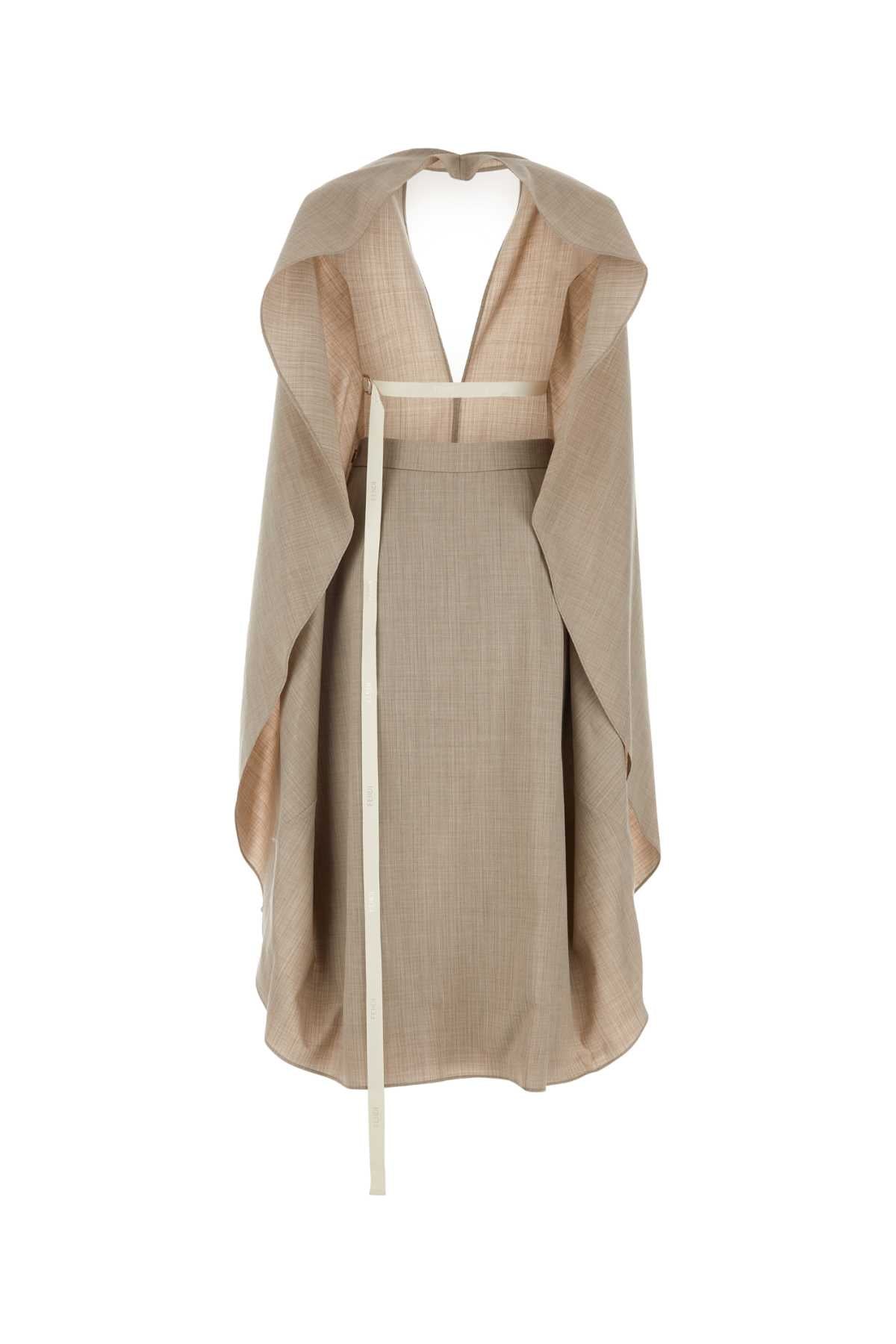 Fendi フェンディカプチーノフランネルドレス - Image 2