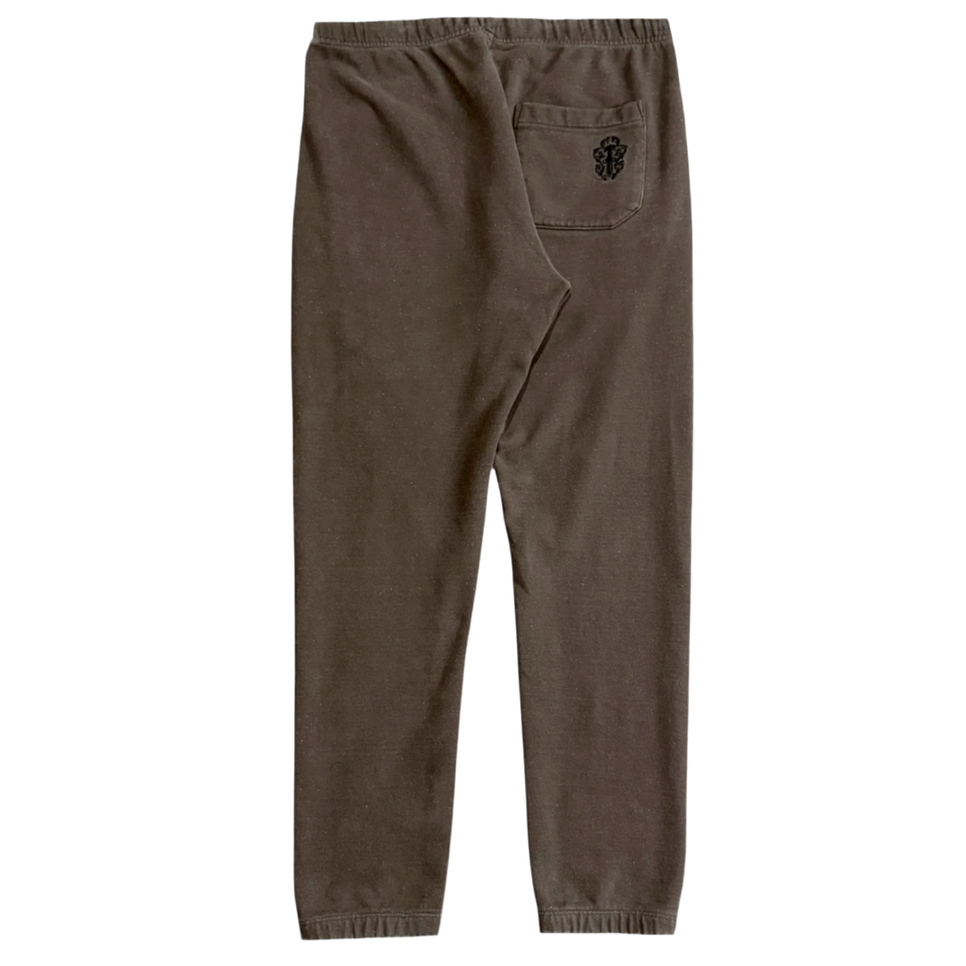 CHROME HEARTS 'Y NOT' EMBROIDERED VERTICAL LOGO SWEATPANTS
