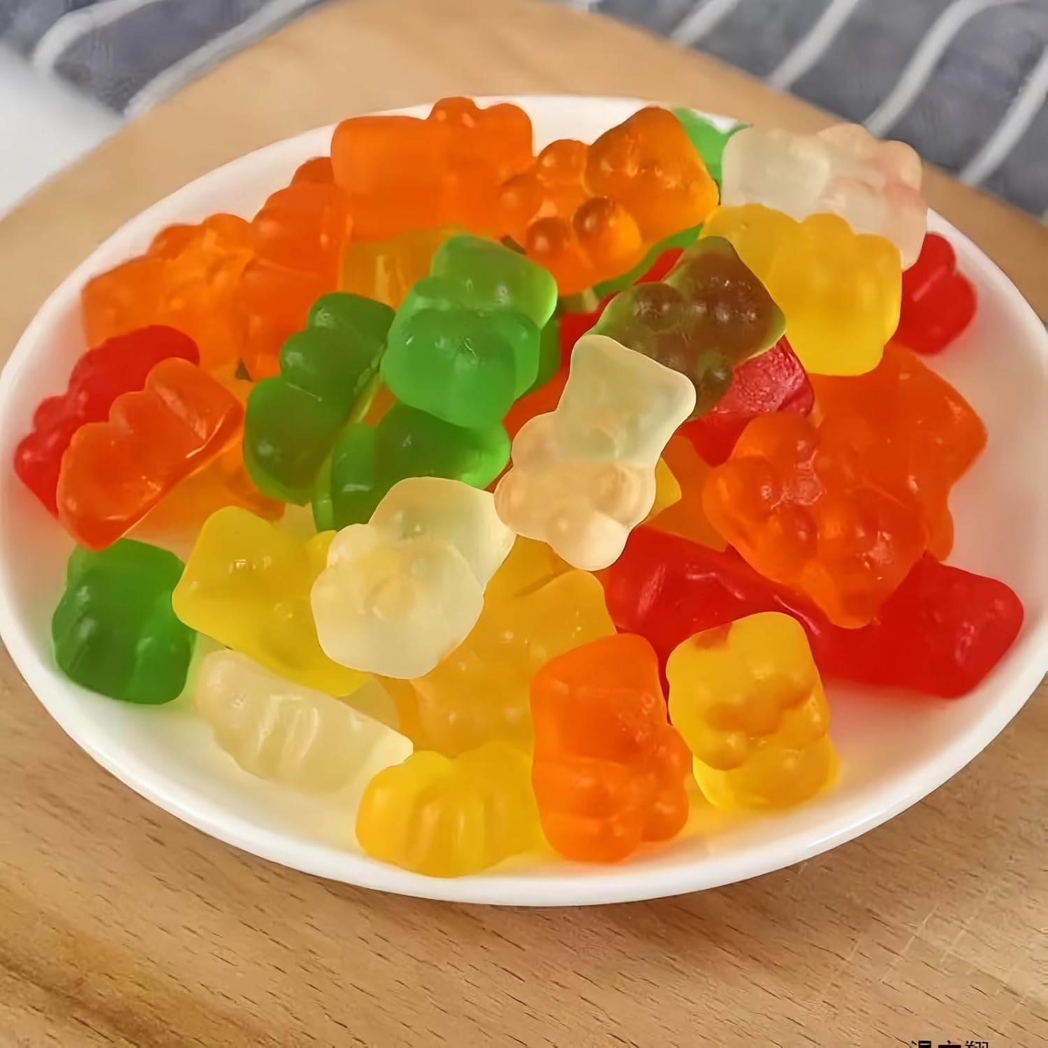 Gummy Bear, 5.3 oz (150 g), Fruit Flavor, Cute Shape, Sweet and Sour Bite of Childhood Memories, Party Snacks, Cute Shape, Squishy Taste, Thick Fruity Kids Snacks