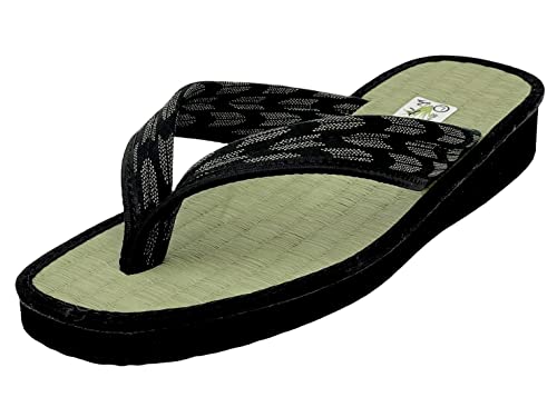 Daimei Shokai Men's Nose Strap Tatami Folding Japanese Pattern Japanese Style Sandals