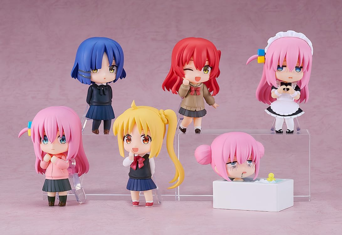 グッドスマイルカンパニー アニメ「ぼっち・ざ・ろっく！」 【BOX】ねんどろいどさぷらいず アニメ「ぼっち・ざ・ろっく！」（6個入） プラスチック製 塗装済みフィギュア ノンスケール イーゼル付属 1BOX6個入り(全6種) 全高約70mm 再販