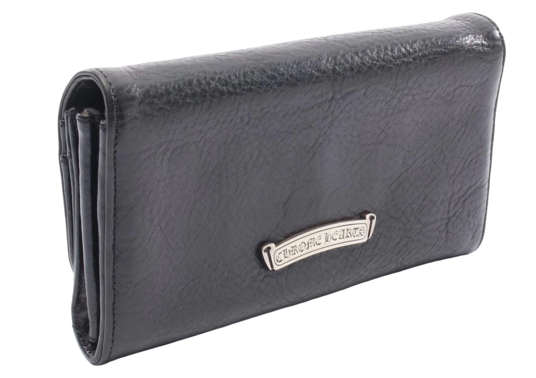 CHROME HEARTS 'BLACK' JUDY BIFOLD WALLET
