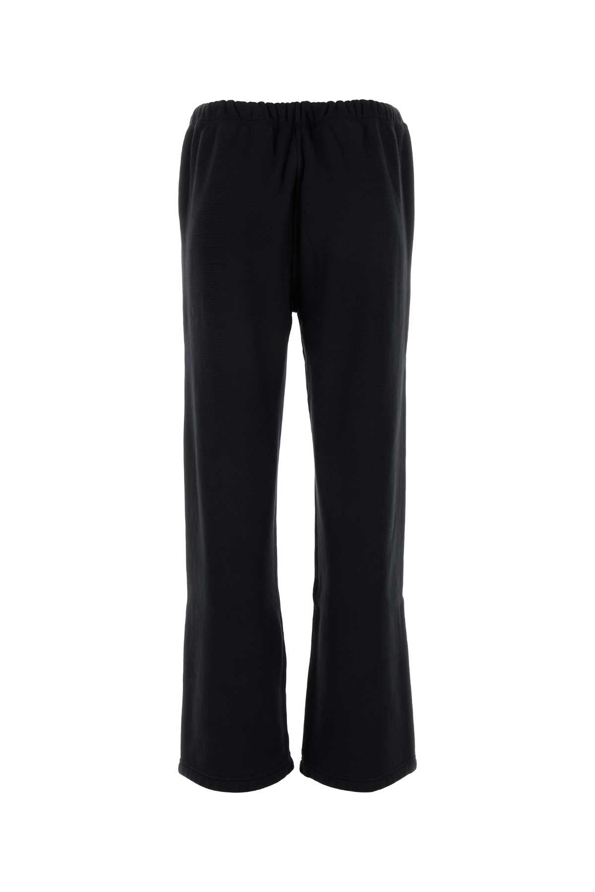 T By Alexander Wang TによるAlexander Wang Black Cotton Joggers - Image 2