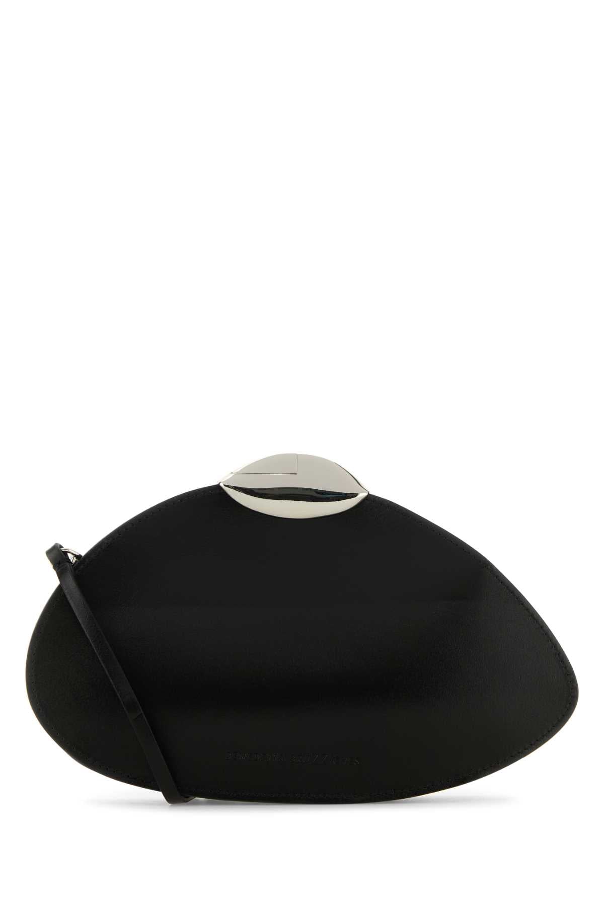 Benedetta Bruzziches Black Leather Belle De Jour Clutch - Image 2