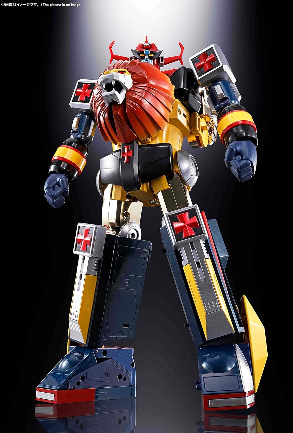Soul of Chogokin GX-59R Mirai Robo Daltanias, Approx. 10.6 inches (270 mm), Die Cast & ABS & PVC Pre-painted Action Figure