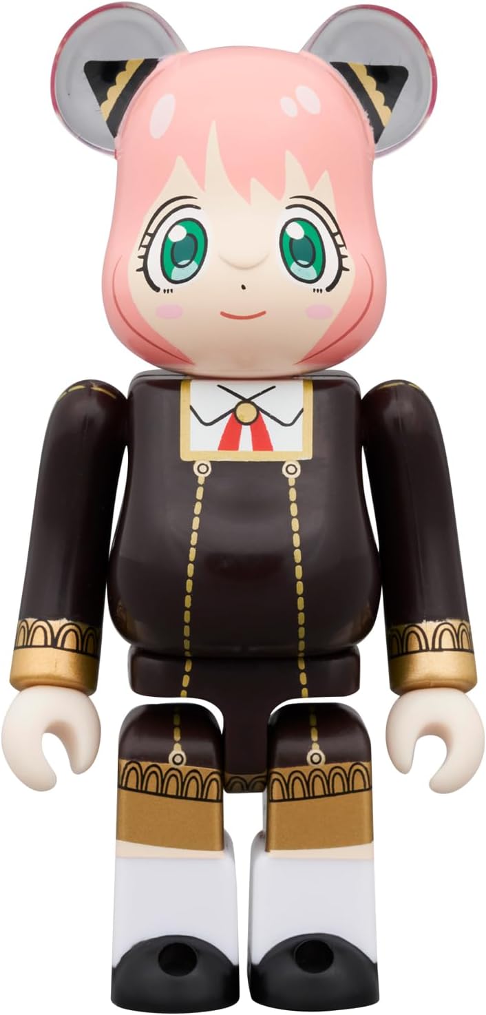 BE@RBRICK SPY x FAMILY Spy Family, 100% 2 PCS Set, Total Height: Approx. 2.8 inches (70 mm), Non-scale, Painted Finished Figure