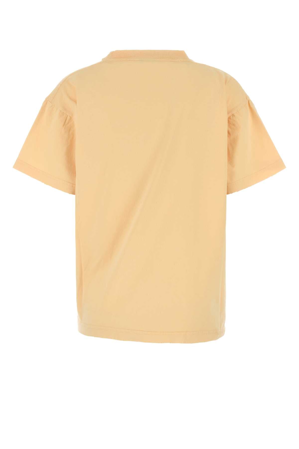Balenciaga バレンシアガパステルオレンジコットン特大Tシャツ - Image 2