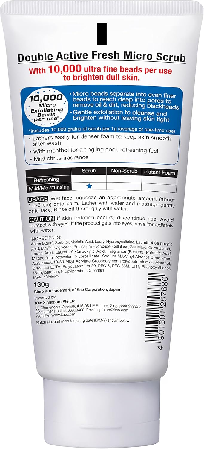 Men's Biore Micross Club Face Wash