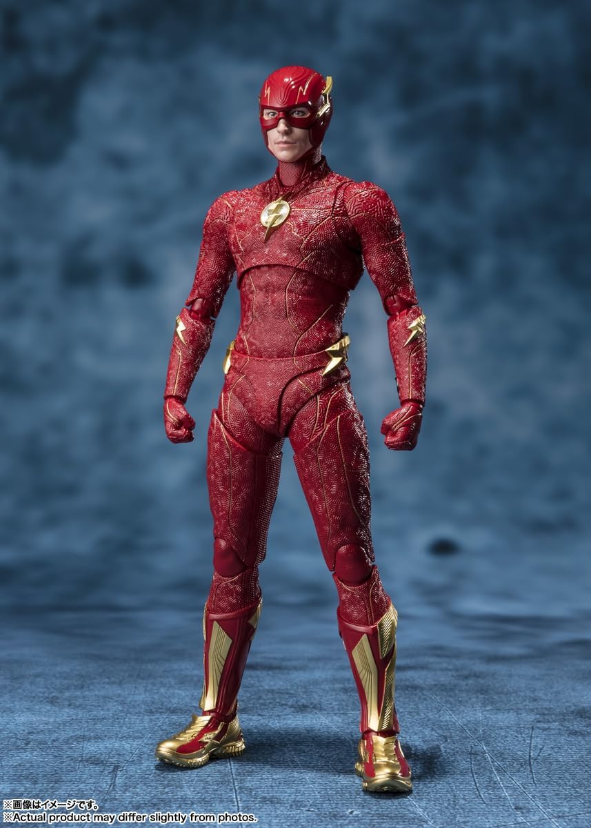 S.H. Figuarts Flash (The Flash), Approx. 5.9 inches (150 mm), PVC & ABS, Pre-painted Action Figure