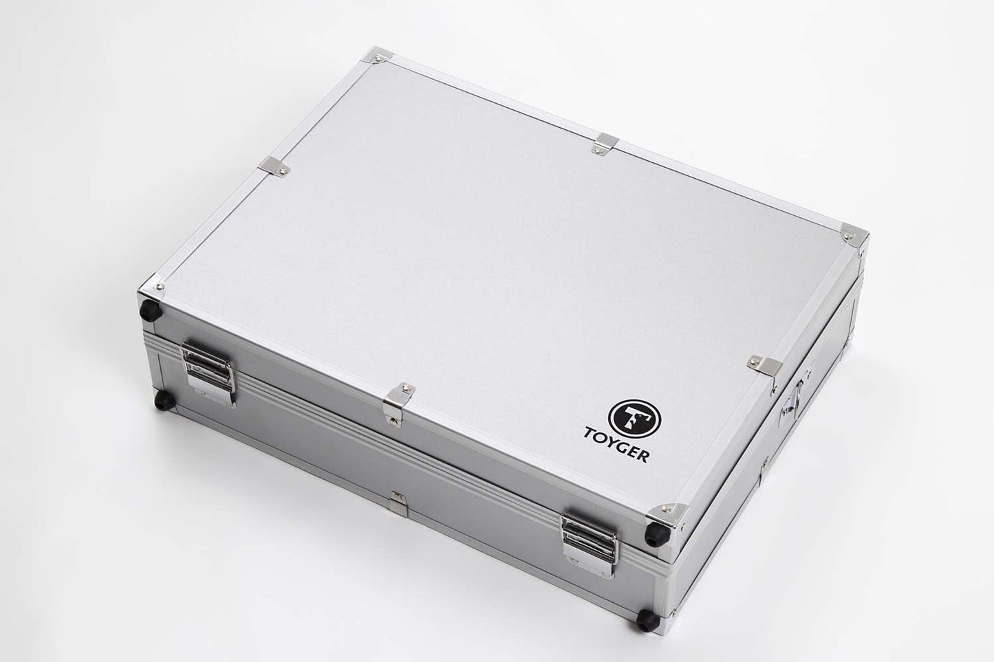 TOYGER CEO Storage Aluminum Attach Case for Over 5000 Cards (Silver)
