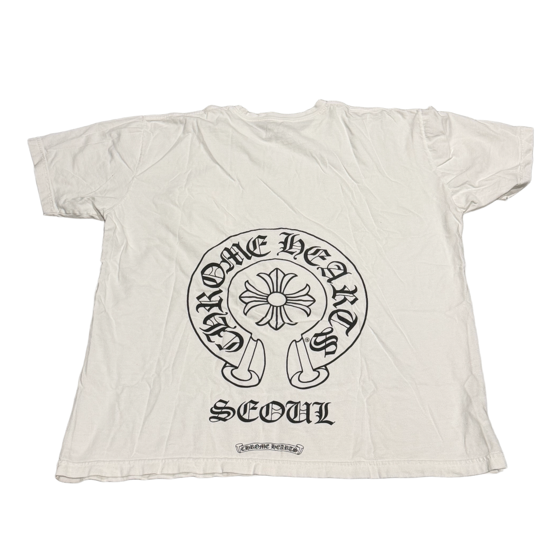 CHROME HEARTS 'SEOUL' HORSESHOE POCKET TEE