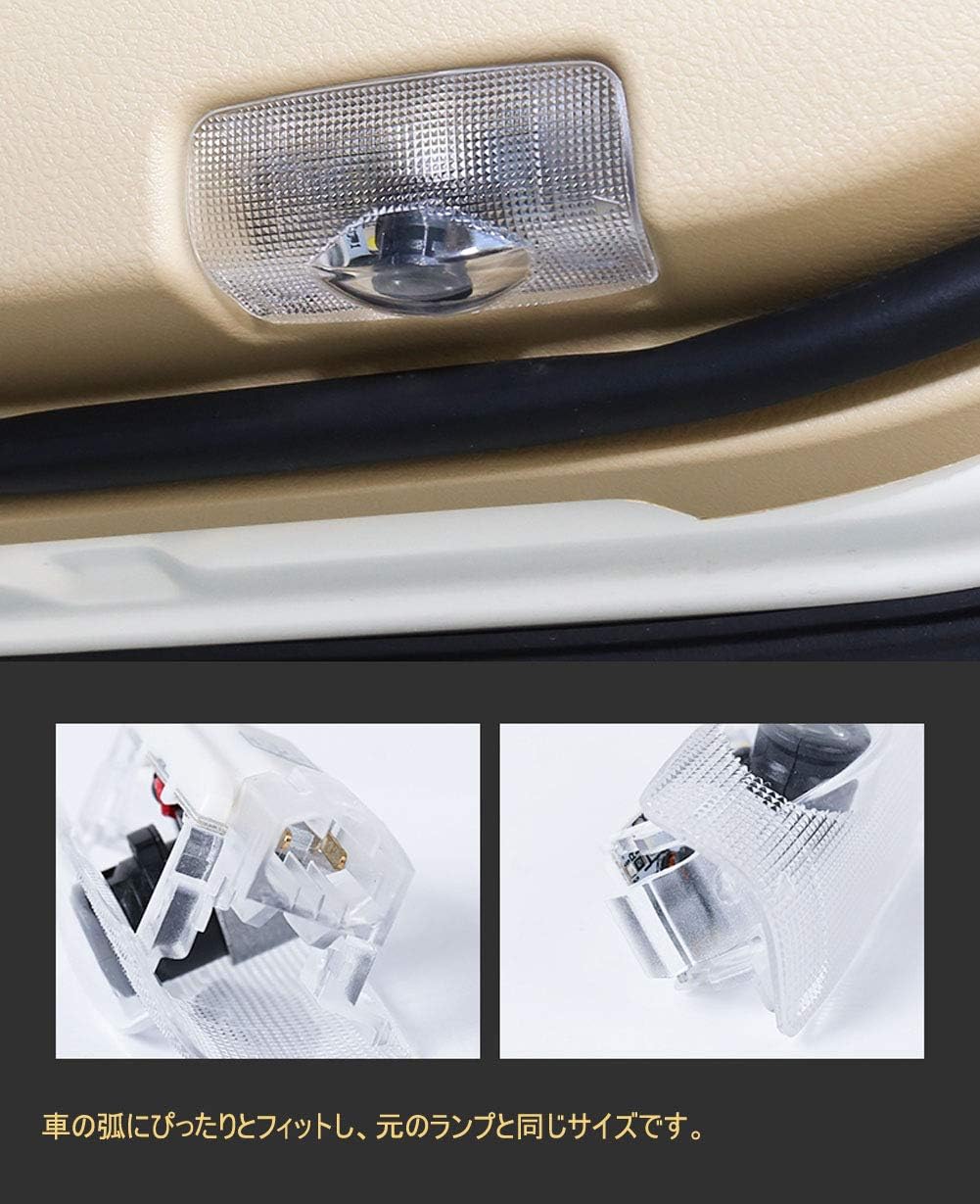 Set of 2 Courtesy Lamps, Camry 70 Series, 50 Series, 40 Series Logo Projection, Door Welcome Light, LED Ghost Shadow Light, Easy Installation