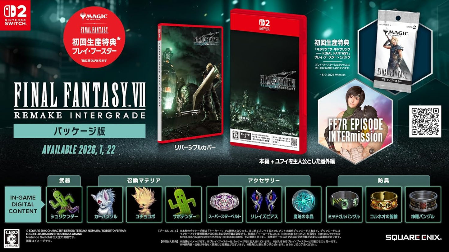 FINAL FANTASY VII REMAKE INTERGRADE- Switch2
