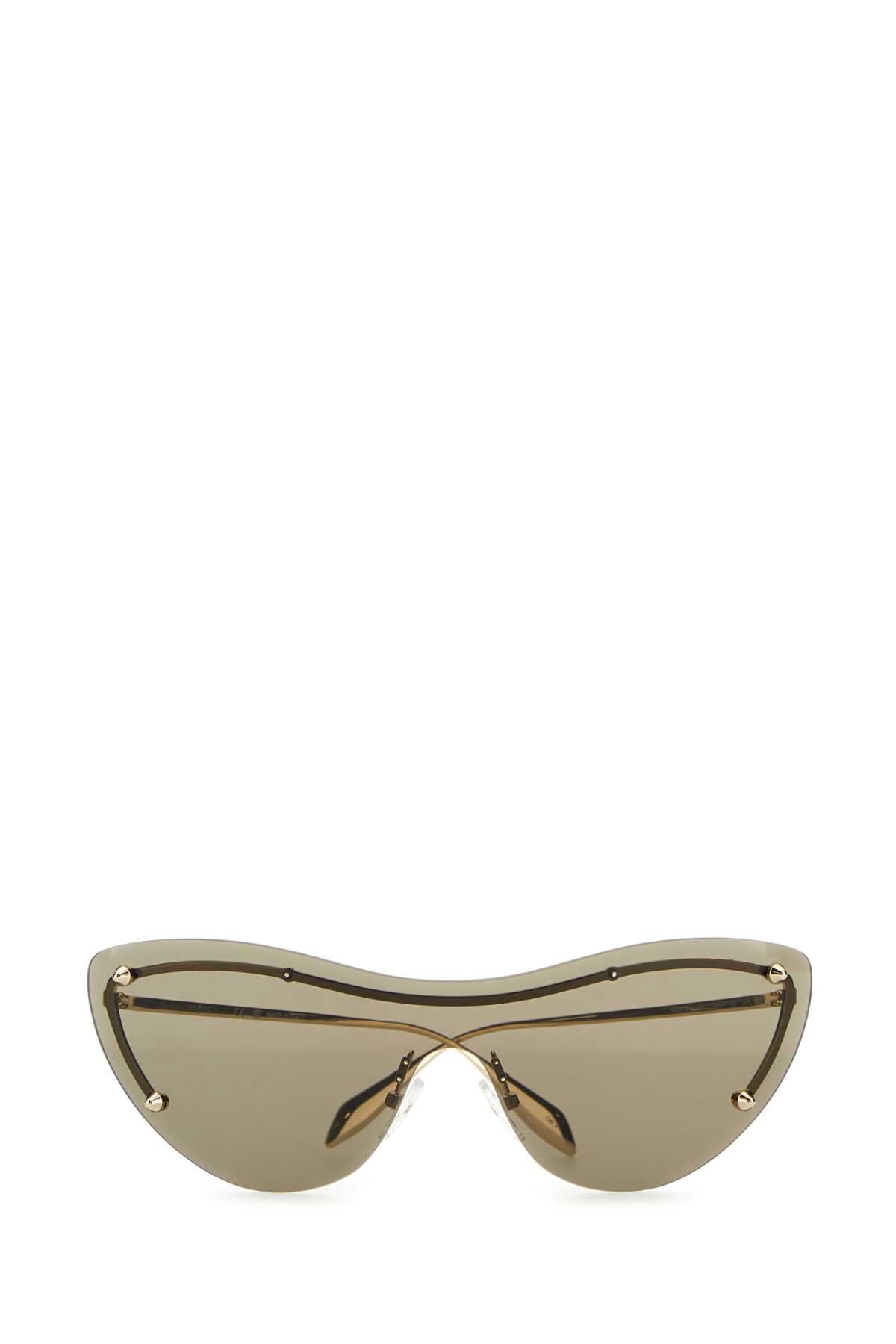 Alexander Mcqueen アレクサンダーマックイーンゴールドメタルスパイクスタッドサングラス - Image 2