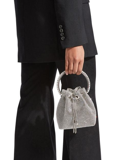JIMMY CHOO Bon Bon クリスタル付きサテンバッグ - Image 2