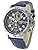 Seiko SND379P-BL Chronograph Watch, Genuine Leather Strap Set, Genuine Seiko Distributed in Japan, Navy, Blue Strap, blue, sports