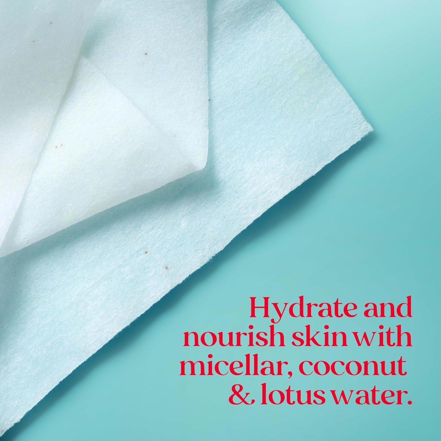 Toallitas faciales Burt's Bees de limpieza facial, toallitas desmaquillantes, limpiador micelar hidratante 3 en 1 con agua de coco y loto, 90 unidades (el embalaje puede variar)
