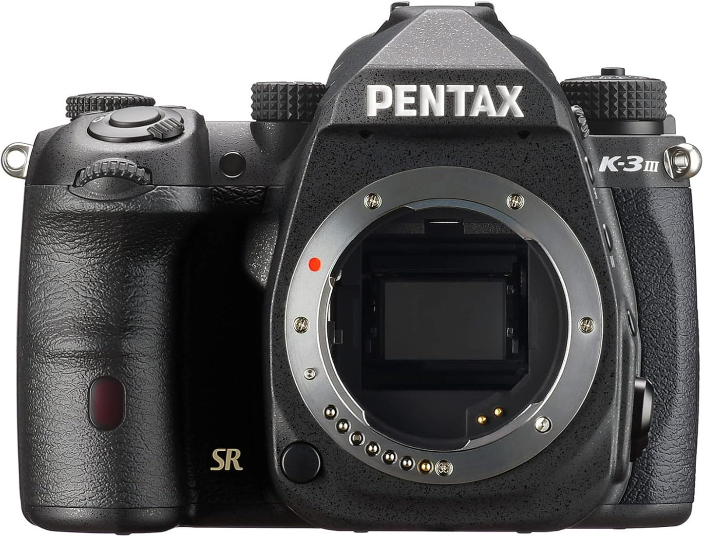 Pentax K-3 Mark III Camera Body (Black) Cleaning Kit, Padded Strap, 64GB SD Card (4 Items)