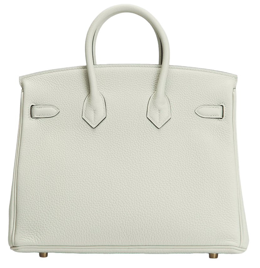 HERMÉS TOGO 'GRIS NEVE' BIRKIN 25 2023 HANDBAG