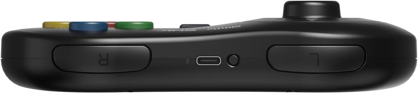 8Bitdo NEOGEO Windows、Android、NEOGEO mini用ワイヤレスコントローラ、クラシッククリック式ジョイスティック付き - SNK公式ライセンス (Black）
