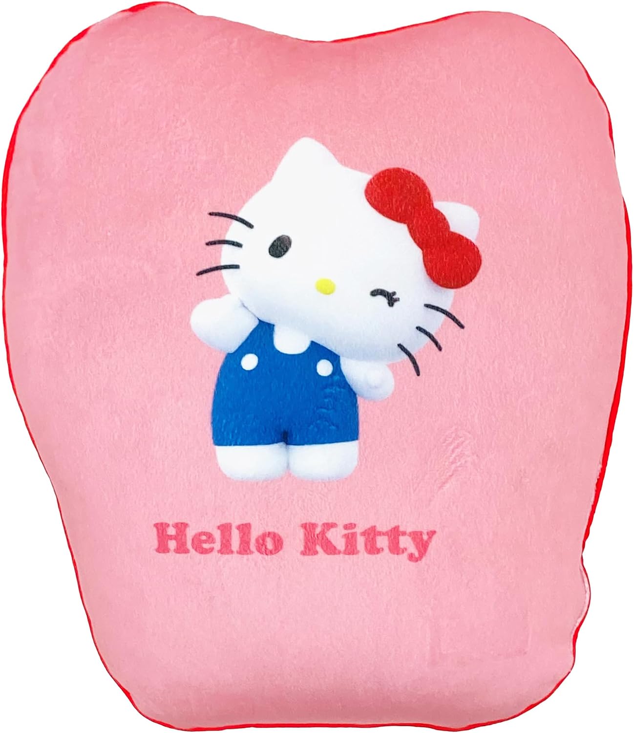 MORIPiLO Sanrio Characters Hello Kitty (Die-Cut Cushion) Skin-Friendly Micro Fabric Plush Toy Nap Pillow 11.8 x 15.7 x 3.9 inches (30 x 40 x 10 cm) Pink Pillow by Morishita