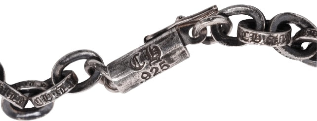 CHROME HEARTS 'SILVER' PAPER CHAIN BRACELET