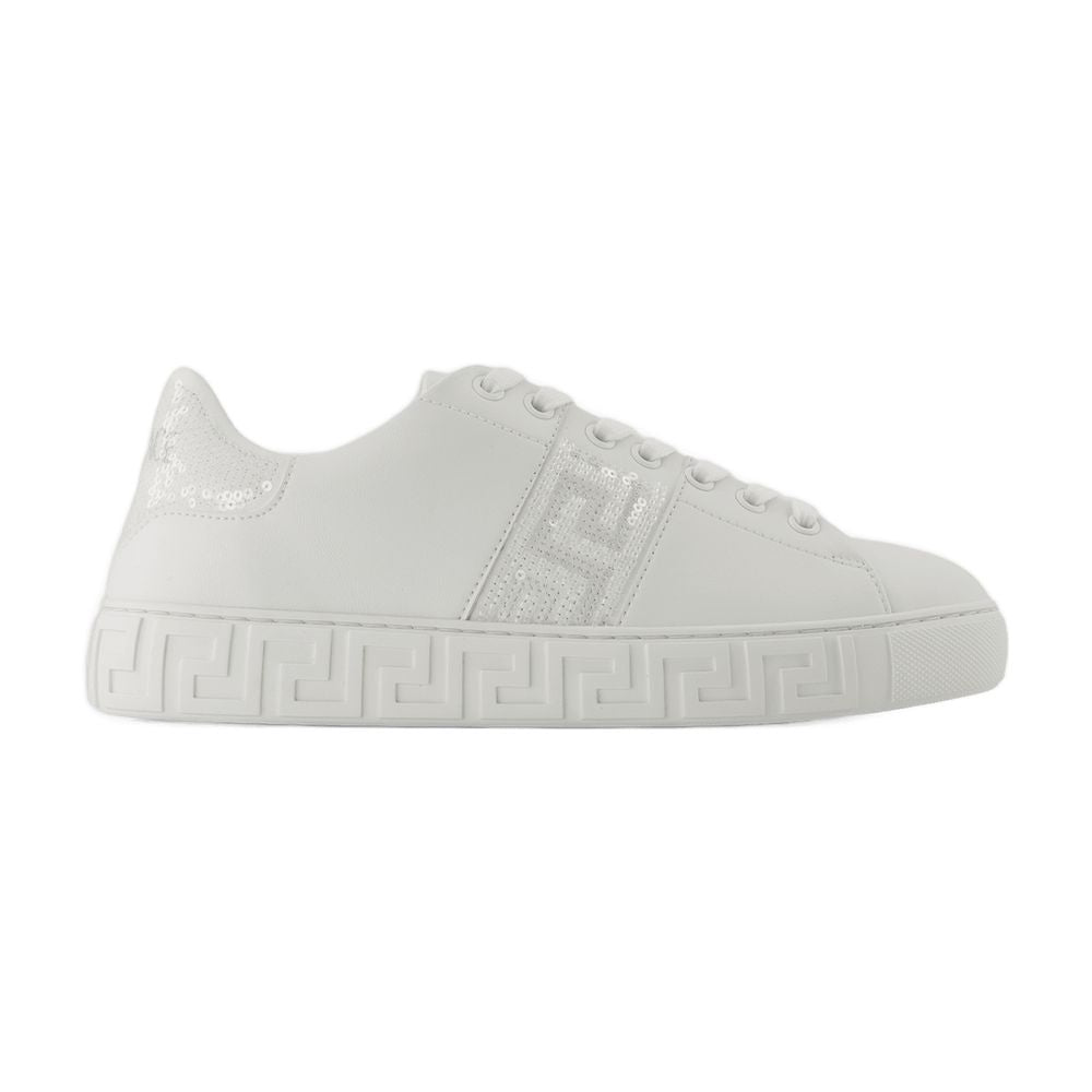 Versace スニーカーヴェルサーチコットンホワイト - Image 2