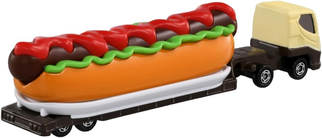 Takara Tomy Tomica Long Type Tomica No. 146 Hot Dog Car, Mini Toy Car, Ages 3 and Up