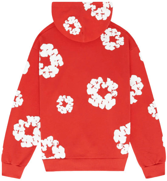 DENIM TEARS COTTON WREATH SWEATSHIRT RED