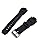 [CXZA] Compatible with G-Shock G-7900SL GW-7900B GR-7900NV Sport Replacement PU Watch Band Strap (Band Color: Black)