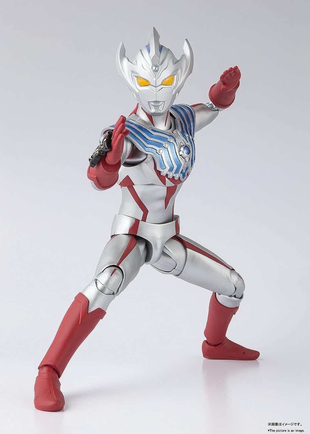 BANDAI SPIRITS S.H. Figuarts Ultraman Taiga (Resale Version), Approx. 5.9 inches (150 mm), PVC & ABS, Pre-painted Action Figure