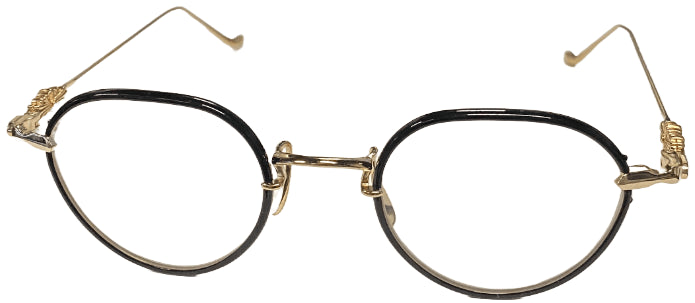 CHROME HEARTS 'BLACK/GOLD' VAGIDICTORIAN SUNGLASSES