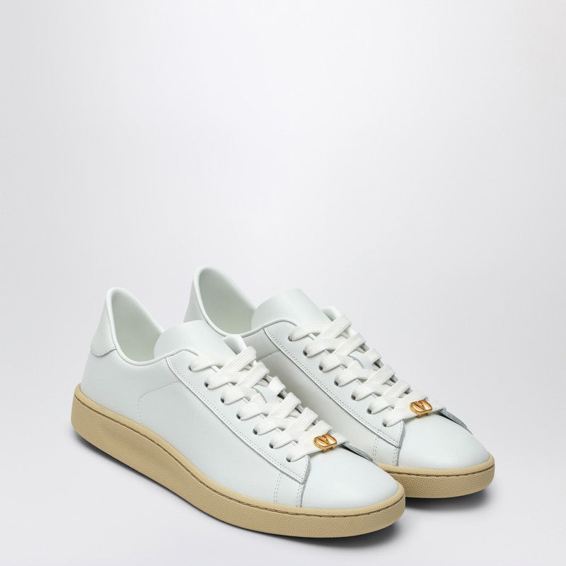Valentino バレンティーノガラヴァニホワイトレザーロイコスニーカー - Image 2