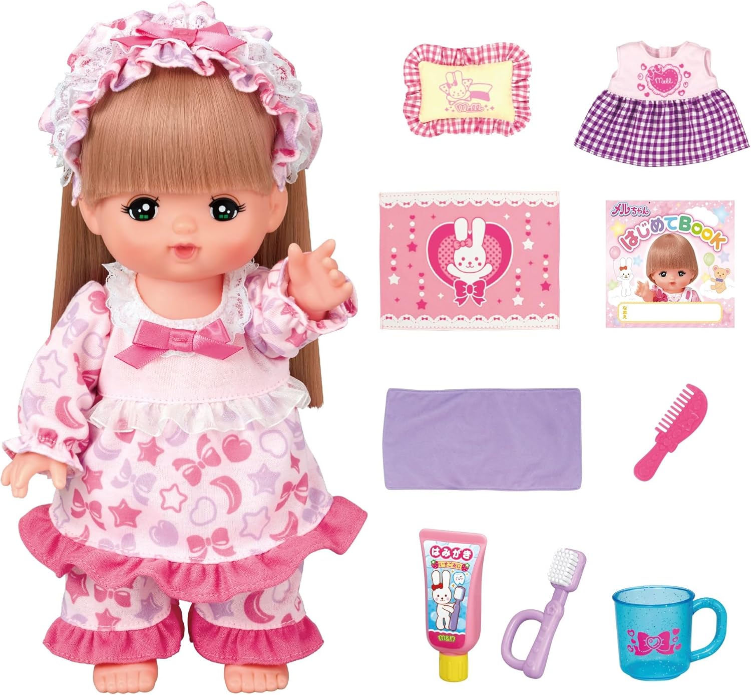 Pilot Mel-chan Doll Set Goodnight Together Set for Ages 3 and Up