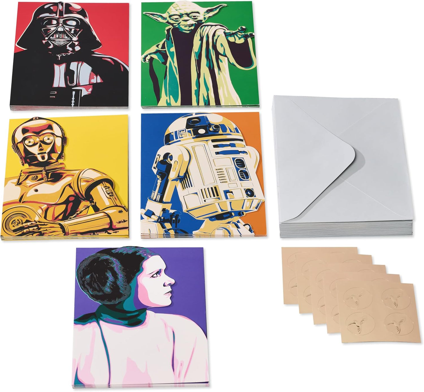 Papyrus - Surtido de tarjetas en blanco de Star Wars (20 unidades)