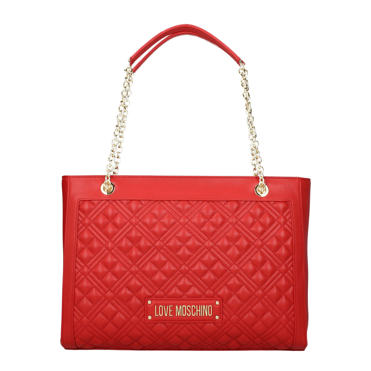 Moschino モスキーノのショルダーバッグが大好きな女性ポリウレタン赤/口紅 - Image 2