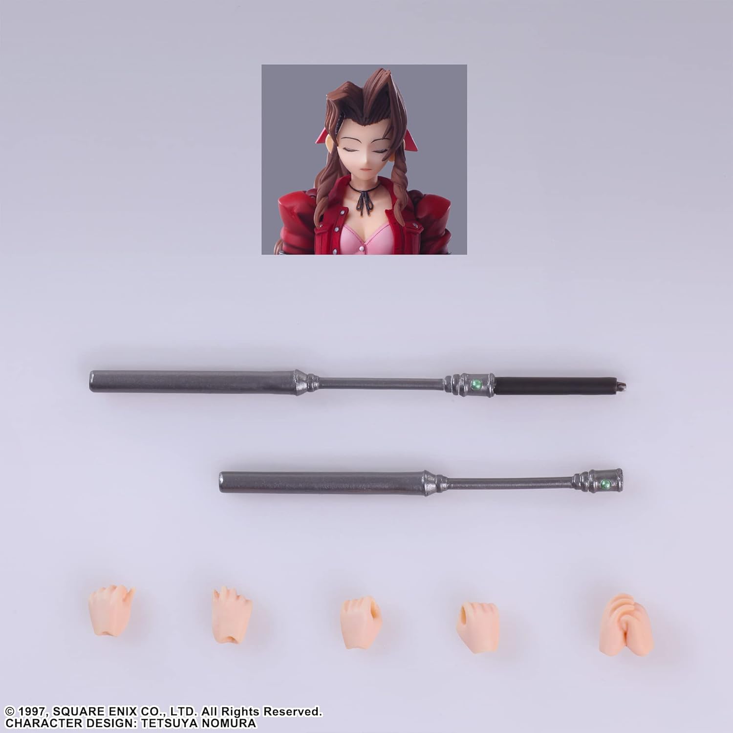 Final Fantasy VII Bling Arts Aeris Gainesborg PVC Pre-painted Action Figure