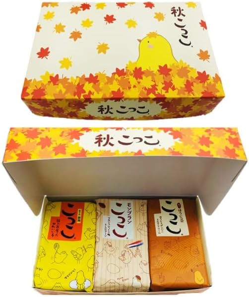 Seasonal Limited Autumn Gift Set of 6 Kokkoko, Mont Blanc, Chestnut, Maroon, Roasted Tea, Autumn, Steamed Cake, Shizuoka Souvenir, Sweets, Japanese Sweets, Assortment, Gift, Petite Gift, Souvenir,