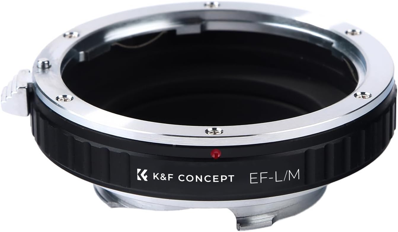 K&F CONCEPT マウントアダプター EOS-L/M レンズ変換アダプター Canon対応 EF/EF-S マウントレンズ→ ライカ対応 Leica対応 Mカメラボディー対応 efマウント ライカ対応mマウント 変換 レンズアダプターリング メーカー直営店