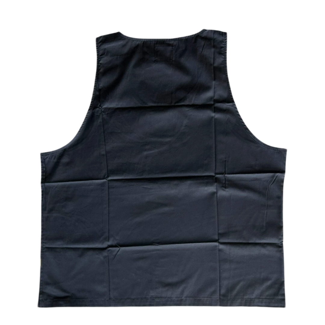 GALLERY DEPT. 'BLACK/WHITE LOGO' POPLIN TANK TOP