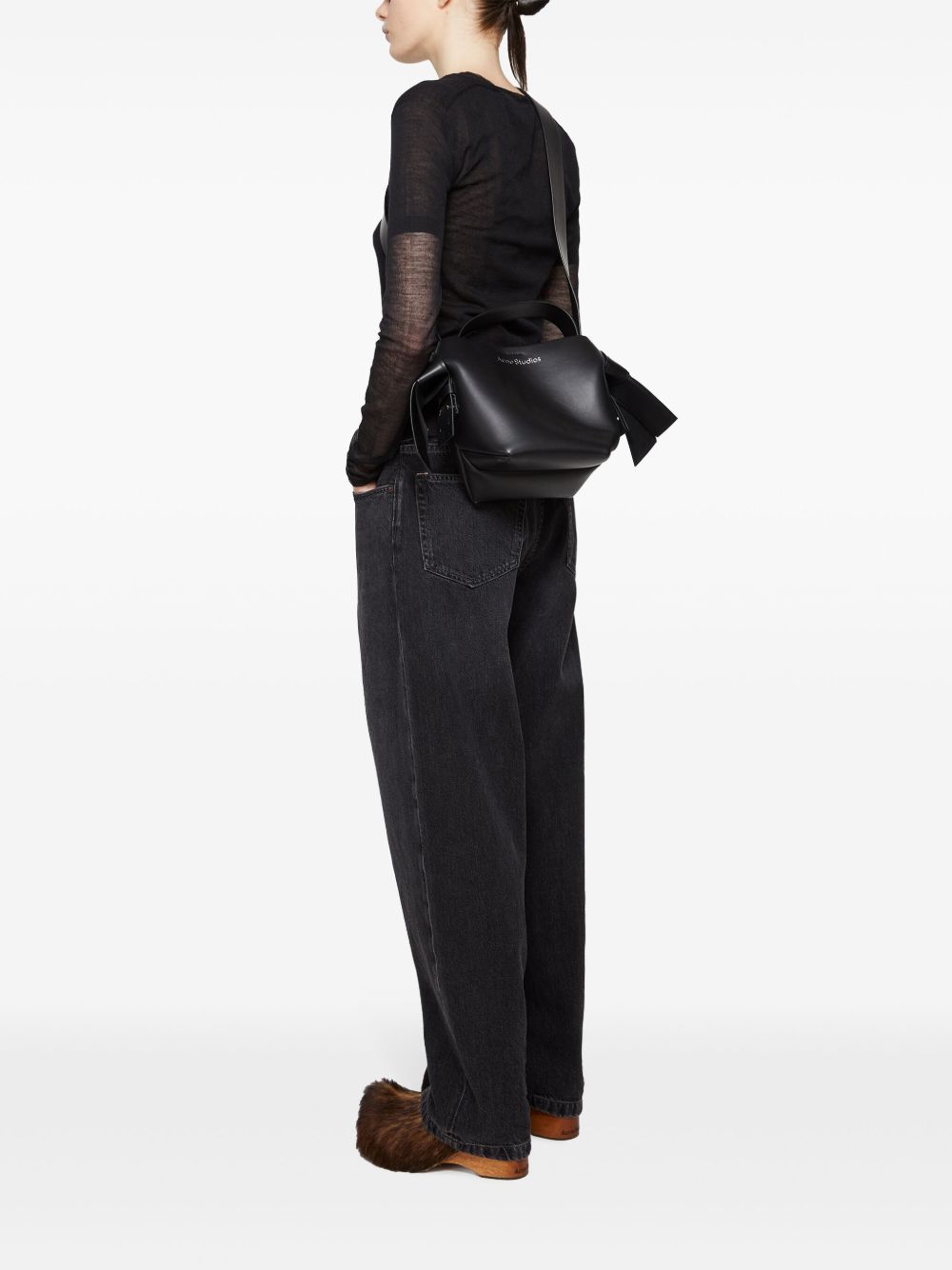 Acne Studios にきびスタジオムスビミニレザーハンドバッグ - Image 2