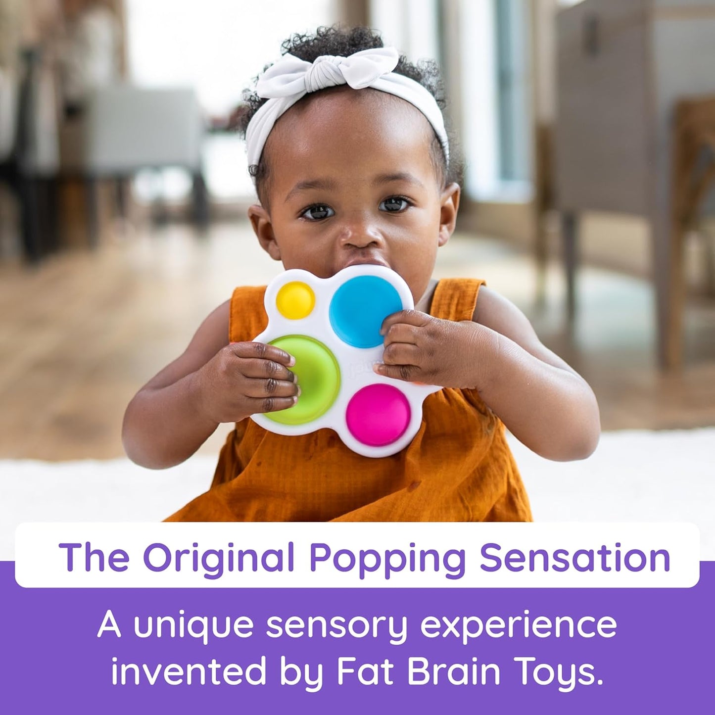 ファットブレイン(Fat Brain Toys) 赤ちゃんおもちゃ 1個 ディンプル 指先知育 【正規品】 FA192-1