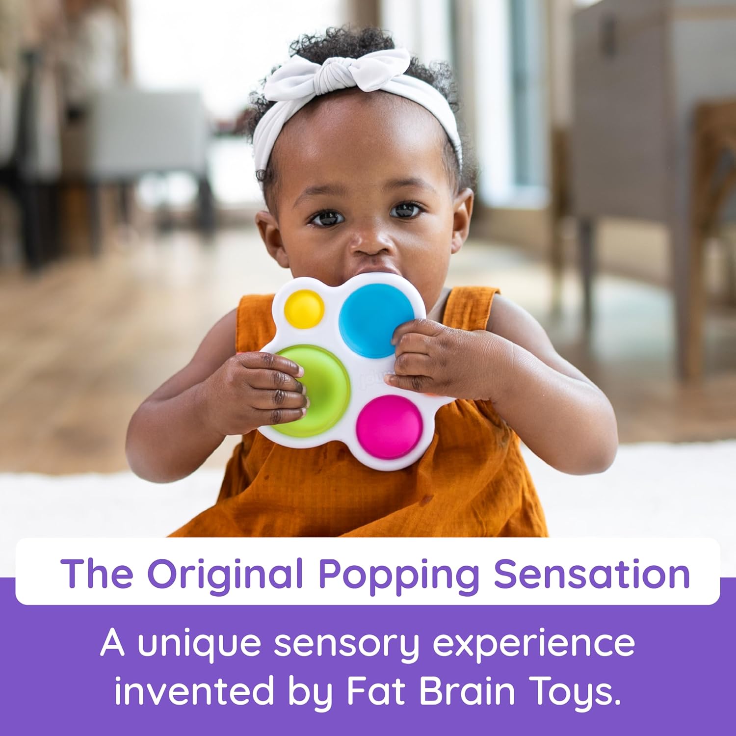 ファットブレイン(Fat Brain Toys) 赤ちゃんおもちゃ 1個 ディンプル 指先知育 【正規品】 FA192-1