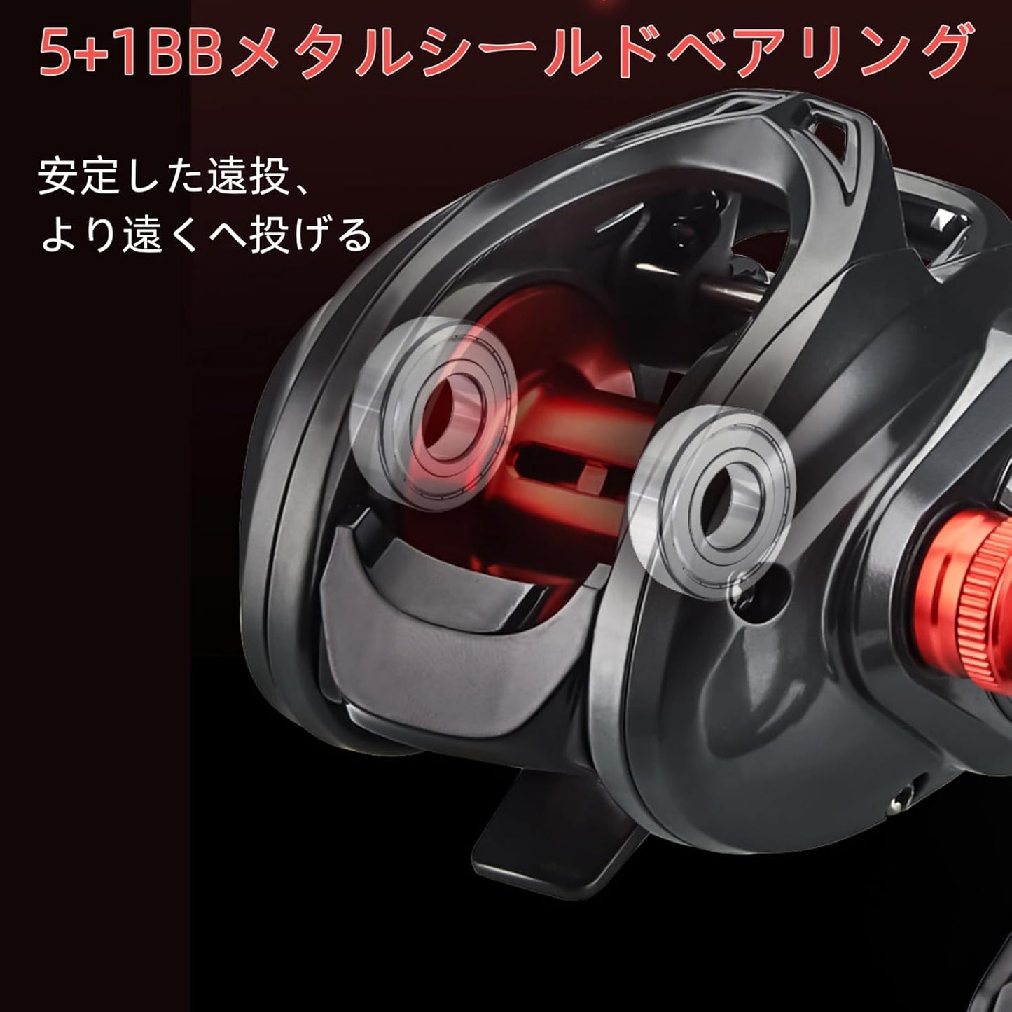 Fishing Reel, Explosion-proof Line, Anti-Rust, 7.2:1 Gear Ratio, Easy Operation, Lightweight, Right Handle, 22.0 lbs (10 kg), Load Capacity, For Both Saltwater and Freshwater Fishing, Casting Fishing,